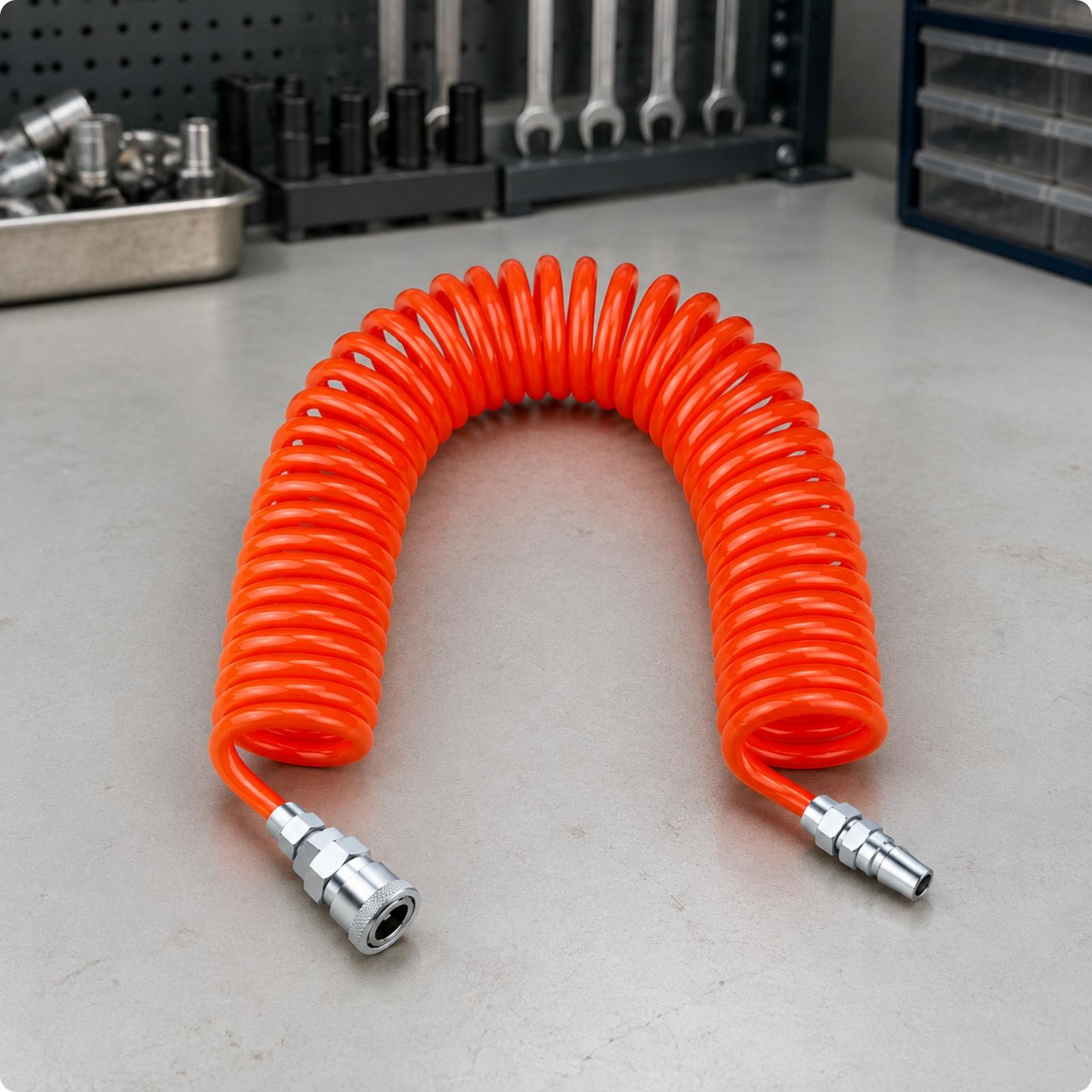 Spring Compressor Tool - Tuyau de compresseur pneumatique en spirale,
